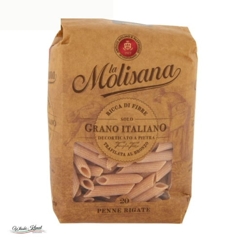 Makaron pełnoziarnisty n°20 Penne Rigate Integrale MOLISANA 500g