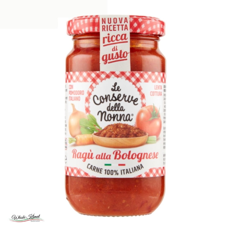 Sos Boloński Ragu alla Bolognese LE CONSERVE DELLA NONNA 190g