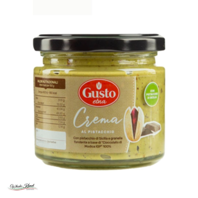 Krem Pistacjowy z kawałkami czekolady GUSTO ETNA 190g