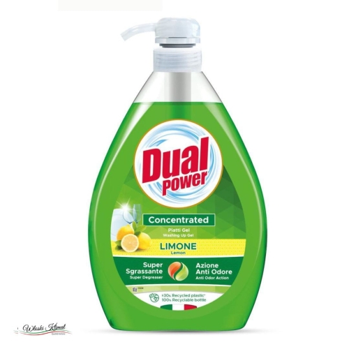 Płyn do mycia naczyń Cytrynowy LIMONE DUAL Power 1L