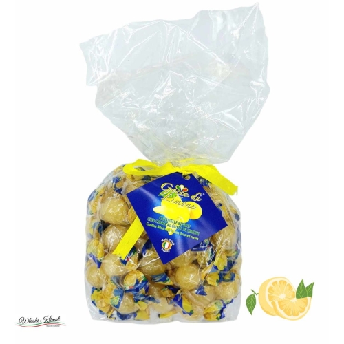 Karmelki cytrynowe z kremem cytrynowym Caramelle con Crema Limone Gocce di Limone 500g 5903480079632