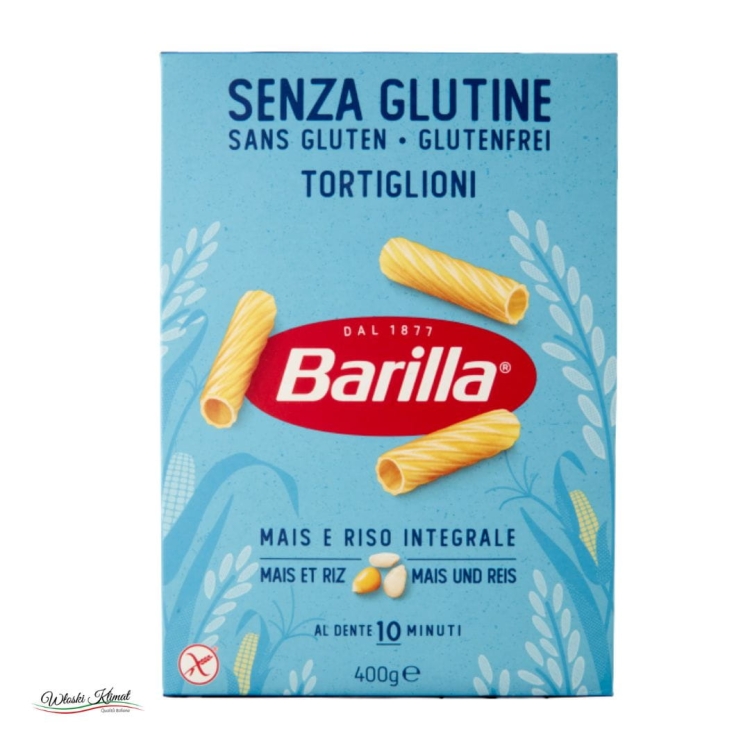 Makaron Tortiglioni bez glutenu BARILLA 400g 8076809545471