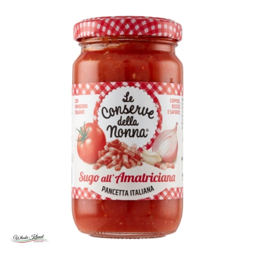 Sos pomidorowy z Pancettą all Amatriciana Le Conserve della Nonna 190g 8005360001089