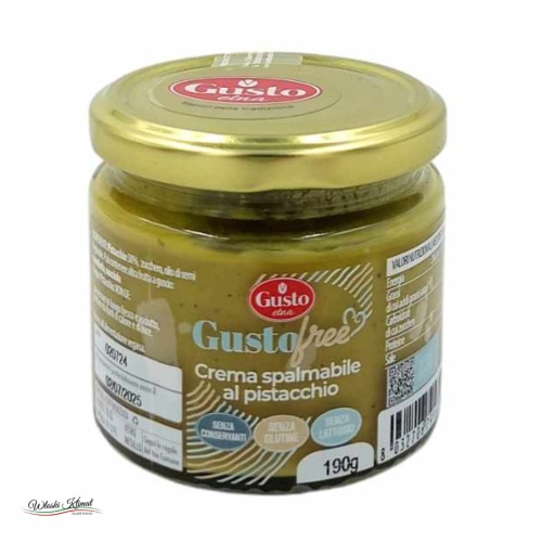 Krem Pistacjowy bez glutenu bez laktozy GustoFree GUSTO ETNA 190g 8032706791670