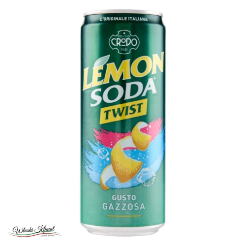 Napój gazowany bez cukru Twist LEMON SODA 330ml 8057192005803