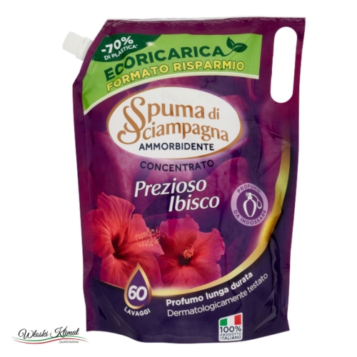 Płyn do płukania Hibiskus Prezioso Ibisco Spuma di Sciampagna zapas 1200ml 8007750016864