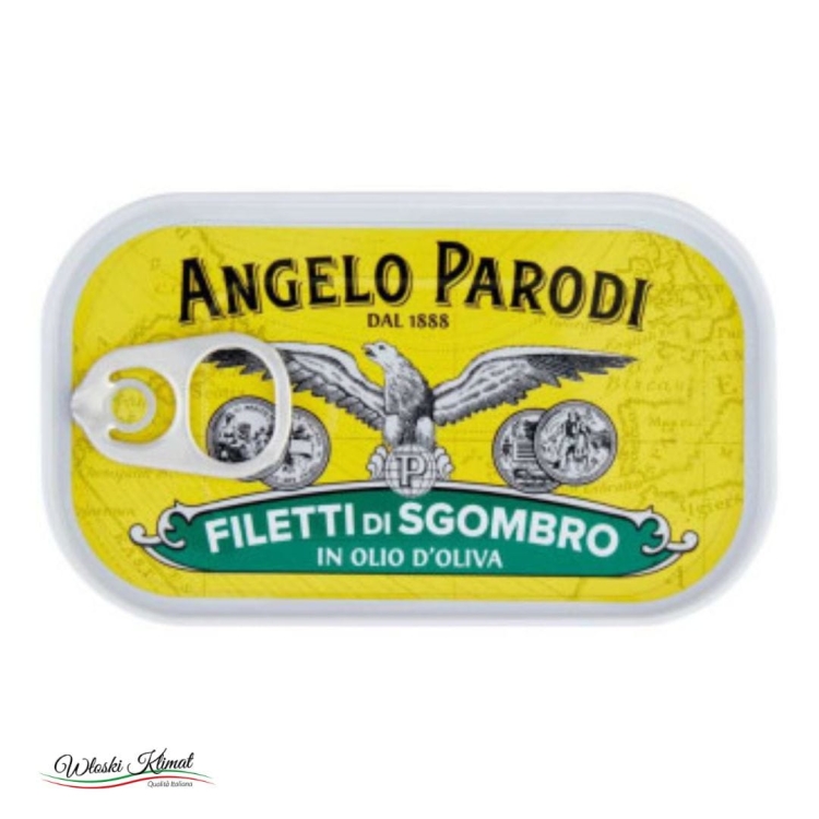 Filety z makreli w oliwie z oliwek Angelo Parodi 90g