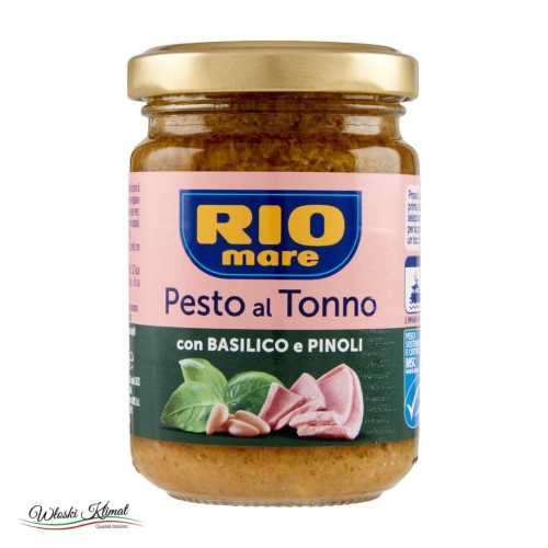 Pesto z tuńczykiem, bazylią i orzeszkami pinii RIO MARE 130g