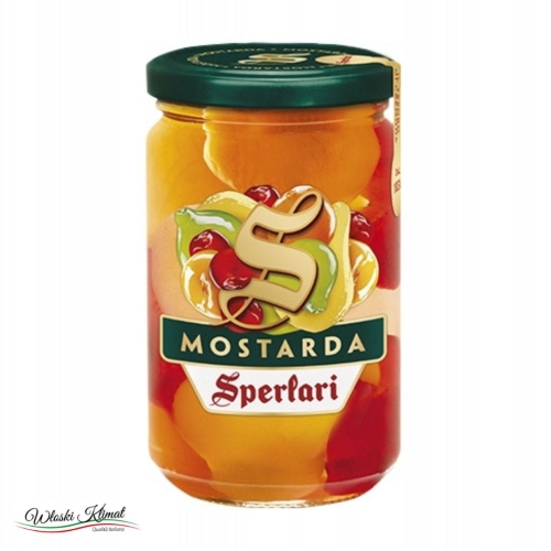 Kandyzowane owoce Mostarda di frutta SPERLARI 380g