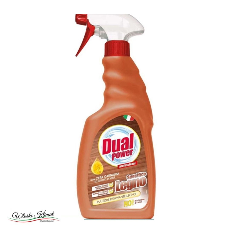 Płyn do czyszczenia i pielęgnacji powierzchni drewnianych DUAL POWER 500ml