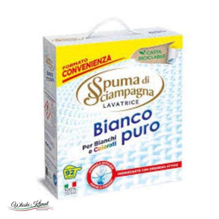 Proszek do prania uniwersalny Bianco Puro 92 prania Spuma di Scampagna 4,14kg