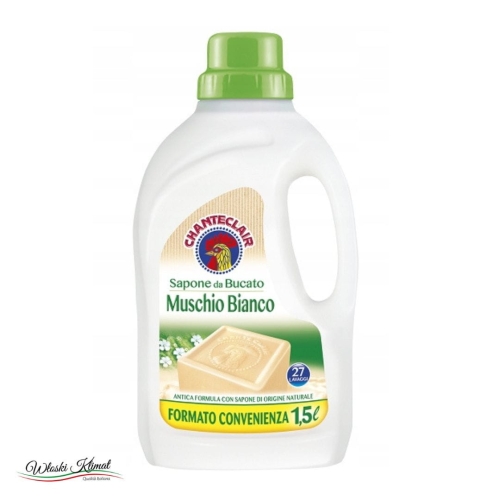 Płyn do prania Białe Piżmo i Mydło Marsylskie Muschio Bianco Marsiglia CHANTE CLAIR 1,5L