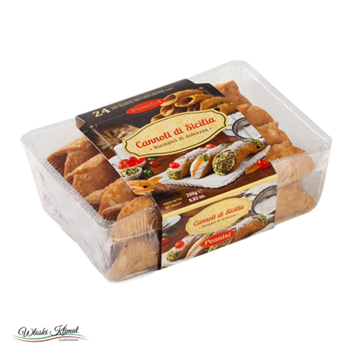 Rurki do nadziewania sycylijskie Cannoli di Sicilia mignon 24 szt. PENNISI 250g