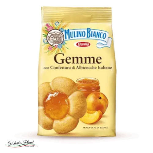Ciastka kruche z konfiturą morelową Gemme Mulino Bianco 200g