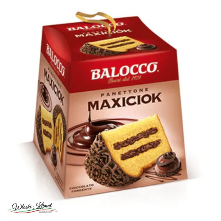 Babka włoska Panettone Maxiciock Ciociolato Fondente Balocco 800g