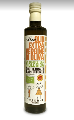 Oliwa z oliwek Extra Vergine DOP De Carlo 500ml