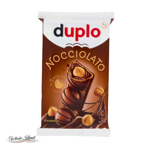 Wafelki orzechowe nocciolato DUPLO 5 szt. Ferrero 156g EAN 8000500022634