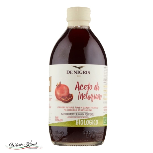 Ocet z owocu Granatu Aceto di Melograno BIO De Nigris 500ml