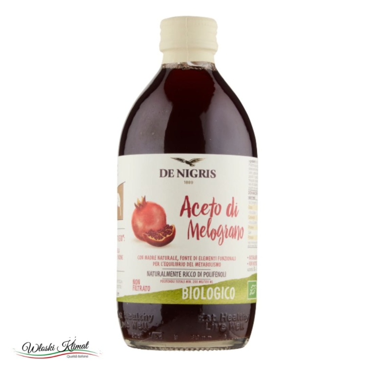 Ocet z owocu Granatu Aceto di Melograno BIO De Nigris 500ml