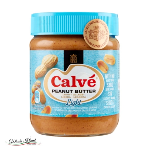 Krem do smarowania masło orzechowe Light CALVE 350g