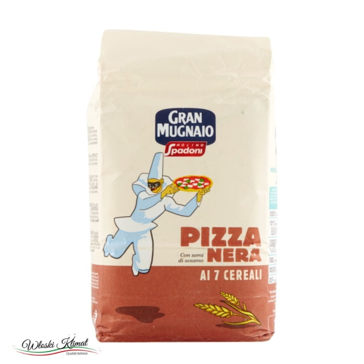 Mąka na pizzę 7 zbóż Nera al 7 cereali Spadoni 1kg