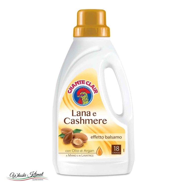 Płyn do prania wełny i kaszmiru z dodatkiem olejku arganowego Lana e Cashmere CHANTECLAIR 900ml