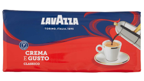 Kawa mielona LAVAZZA Crema e Gusto 4 x 250 g  8000070038042