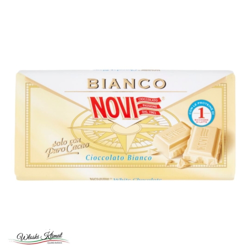 Czekolada biała Cioccolato bianco NOVI 100g EAN: 8006380212301