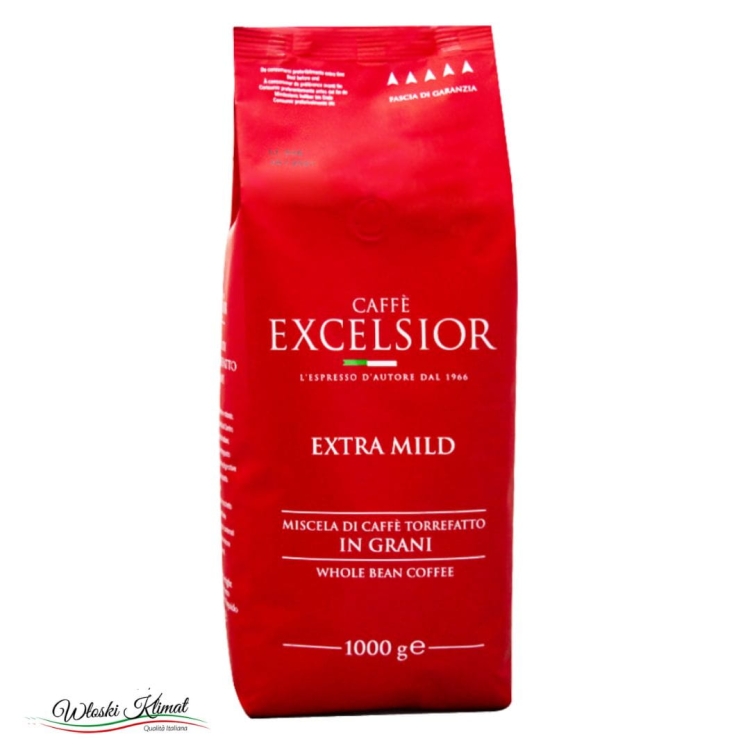 Kawa ziarnista Extra Mild Caffe EXCELSIOR 1kg EAN: 8019133000155