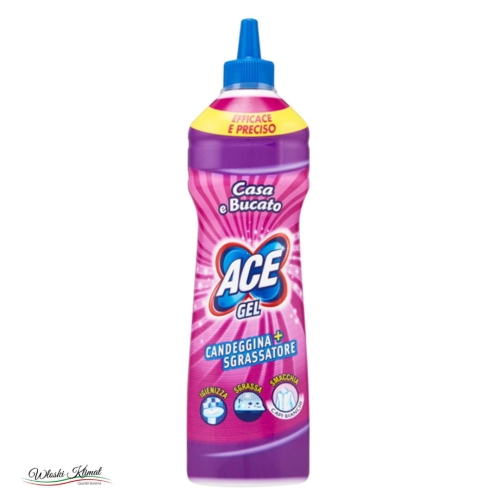 Żel do czyszczenia/prania z wybielaczem i odtłuszczaczem Candeggina e Sgrassatore ACE 500ml EAN: 8001480020368