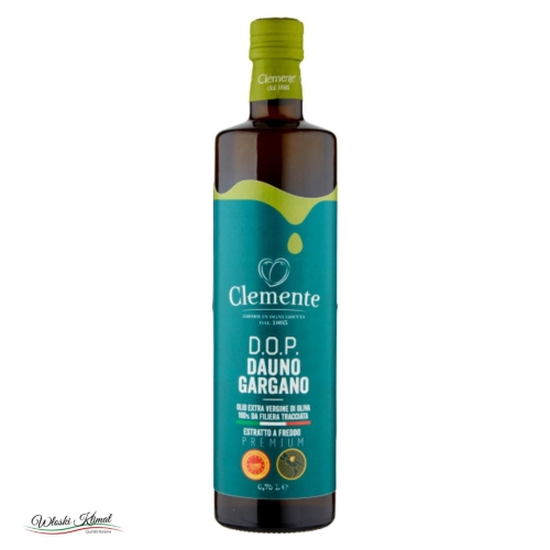 Oliwa z oliwek Extra Vergine Premium Dauno Gargano D.O.P. 100% Italia CLEMENTE 750ml  EAN: 8010445004565
