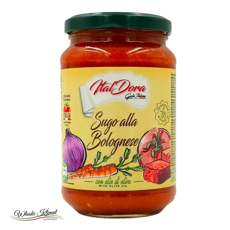 Sos pomidorowy z mięsem Sugo alla Bolognese Ital Dora 350g EAN: 8054794291139