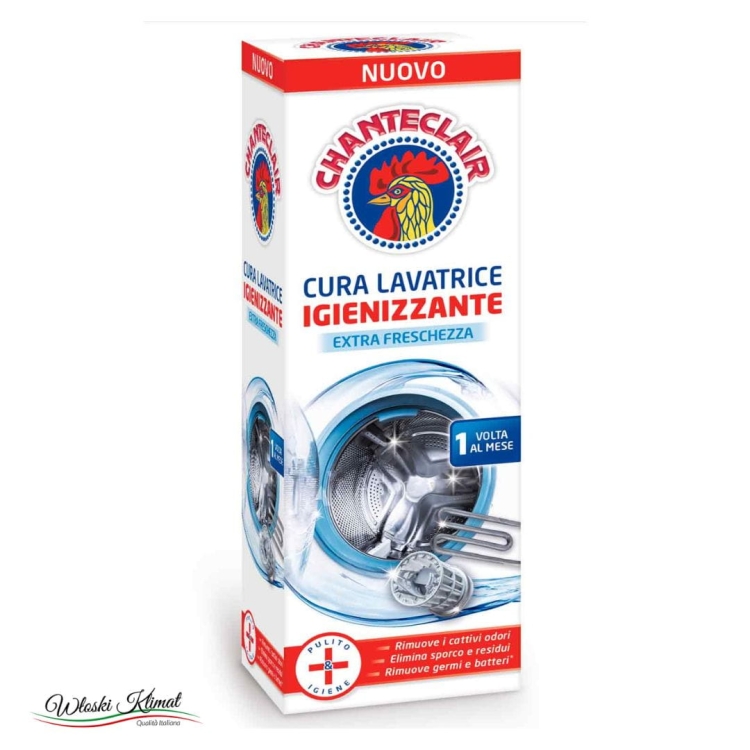 Płyn do czyszczenia pralki higienizujący Cura Lavatrice Igienizzante Chante Clair 250ml EAN: 8015194526269