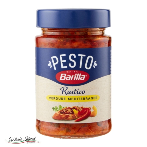 Sos/pesto śródziemnomorskie warzywa Verdure Mediterranee Rustico Barilla 200g EAN: 8076809576581