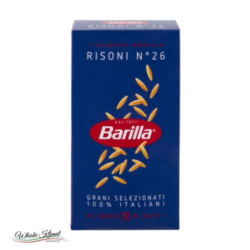 Makaron Ryż Risoni nr 26 BARILLA 500g EAN: 8076800315264