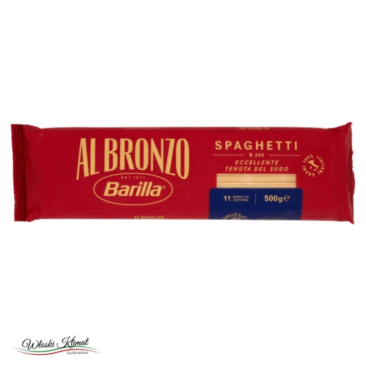 Makaron spaghetti Al Bronzo BARILLA 500g EAN: 8076809585262