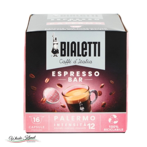 Kawa w kapsułkach Palermo Espresso Bar 16 szt. BIALETTI EAN: 8006363026345