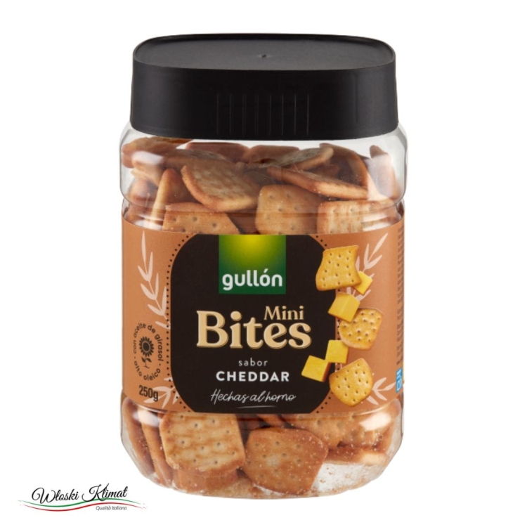 Krakersy serowe Cheddar GULLON 250g EAN: 8410376051933