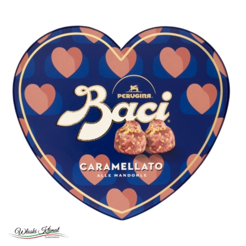 Praliny Karmelowe z migdałami i orzechami Serce Caramello Baci Perugina 100g EAN: 8000300434354