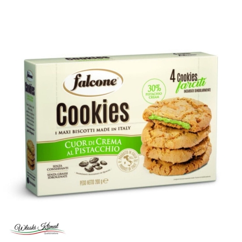 Ciastka z nadzieniem pistacjowym Biscotti crema al pistacchio FALCONE 200g EAAN: 8023696009104