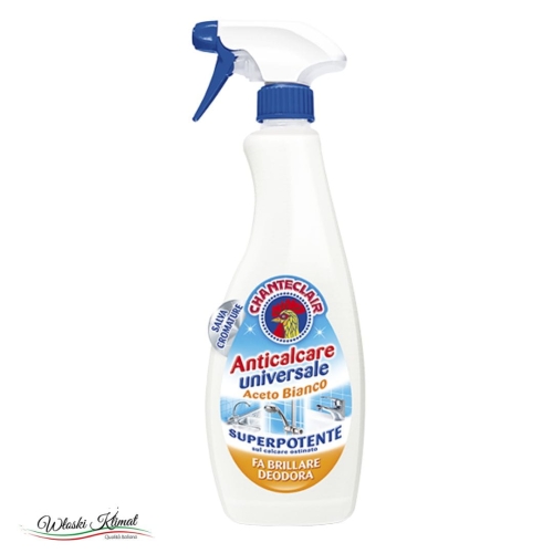 Odkamieniacz w sprayu z octem Aceto Bianco Chanteclair 625ml EAN: 8015194518394