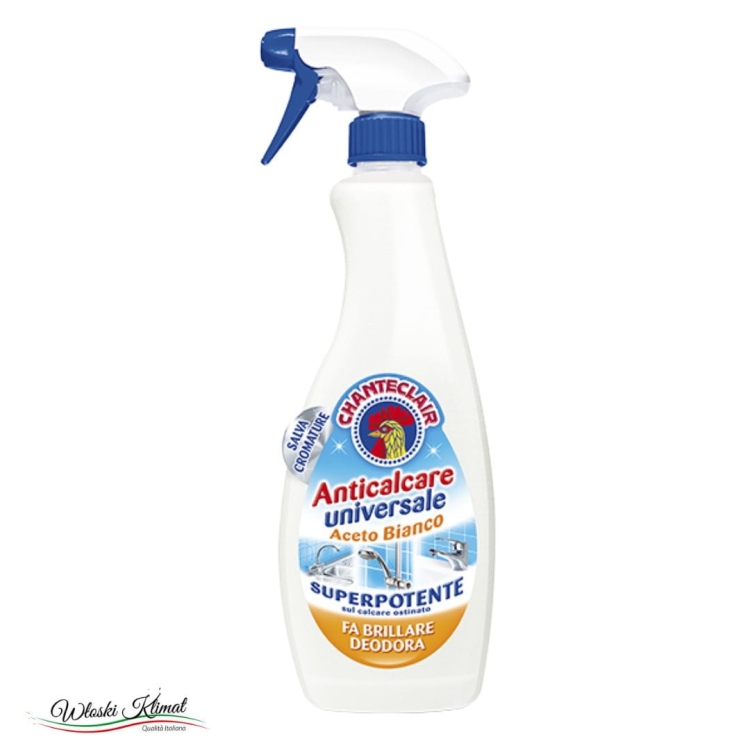 Odkamieniacz w sprayu z octem Aceto Bianco Chanteclair 625ml EAN: 8015194518394