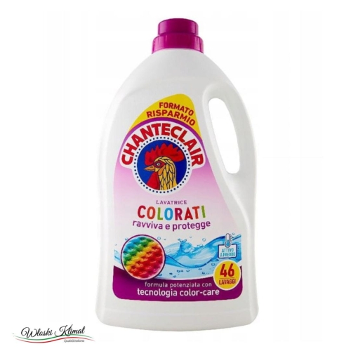 Płyn do prania tkanin kolorowych Colorati 46 prań Chanteclair 2070ml EAN: 8015194533298