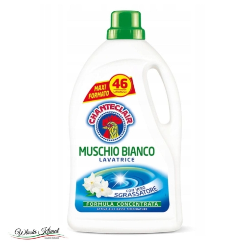 Płyn do prania Białe Piżmo Muschio Bianco 46 prań Chanteclair 2070ml EAN:  8015194532598
