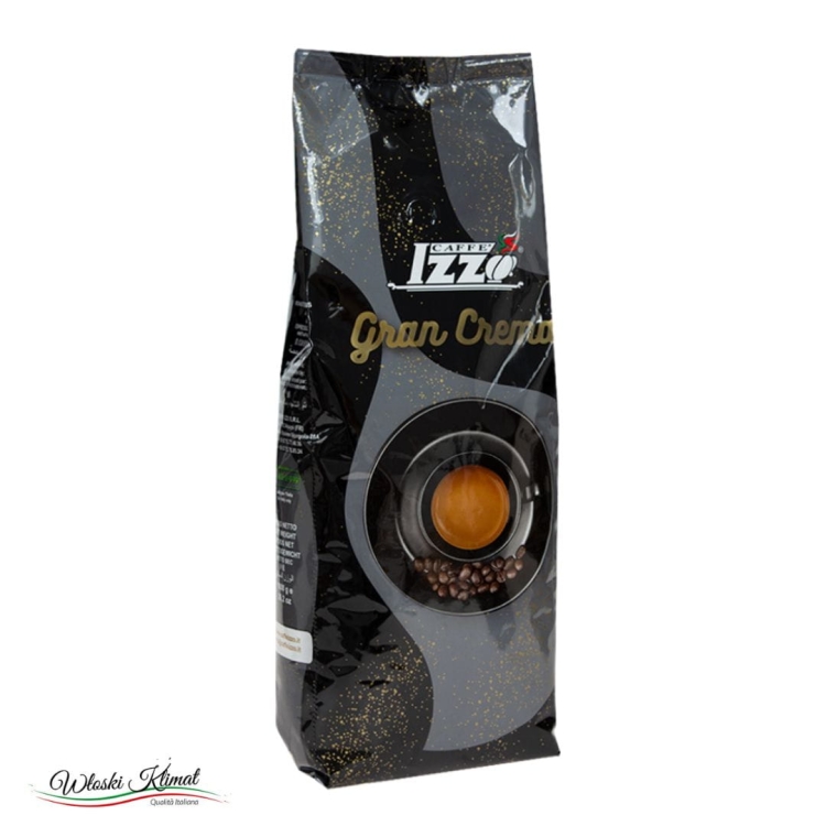 Kawa ziarnista Gran Crema IZZO 1kg EAN: 8019925003906