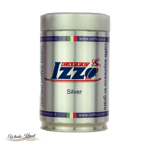 Kawa ziarnista Silver w puszce IZZO 250g EAN: 8019925000080