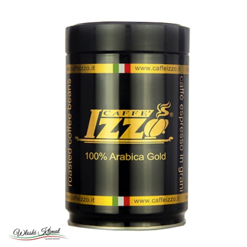 Kawa ziarnista w puszce Arabica Gold IZZO 250g EAN: 8019925000097