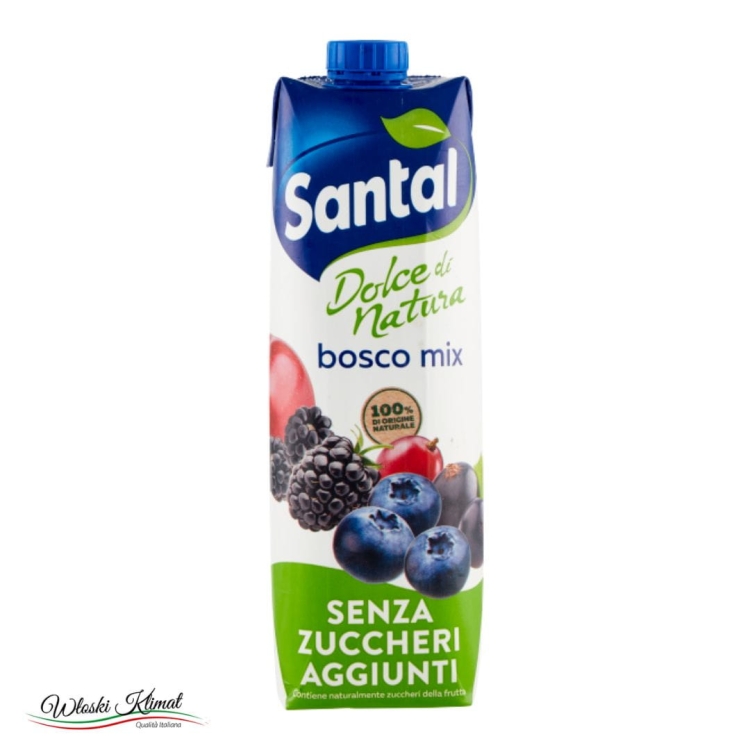 Napój bez dodatku cukru Owoce Leśne Mix Bosco Mix SANTAL 1L EAN: 8002580003244