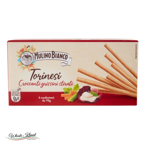 Paluszki chlebowe Grissini Torinesi MULINO BIANCO 280g EAN: 8076809525039