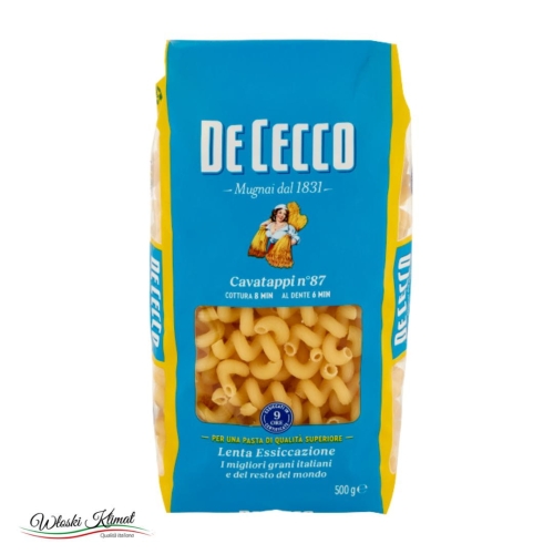 Makaron spiralki Cavatappi DECECCO 500g  EAN: 8001250120878